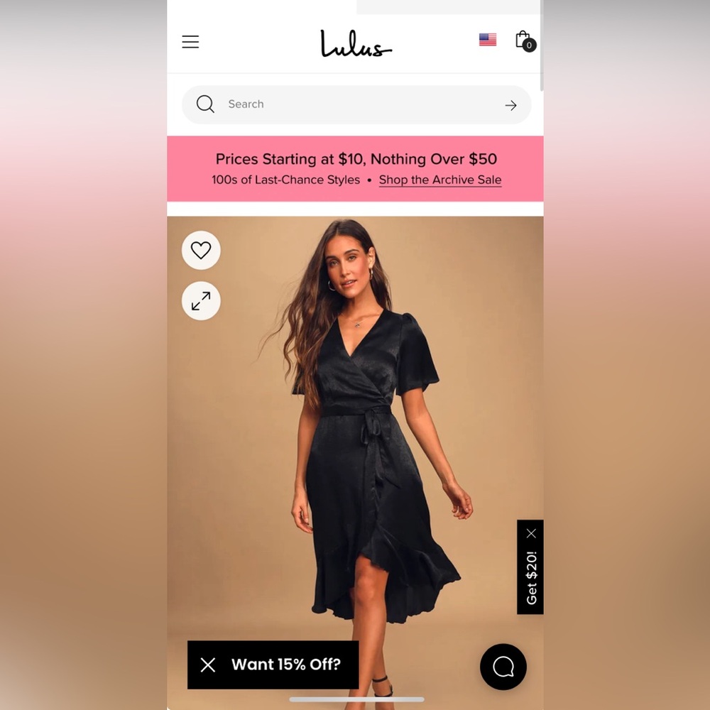 Black mid length cocktail dress -make an offer!